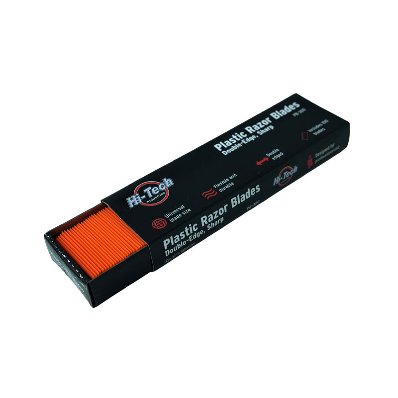 HTI PLASTIC DOUBLE EDGE RAZOR BLADES (100/BX) PB300