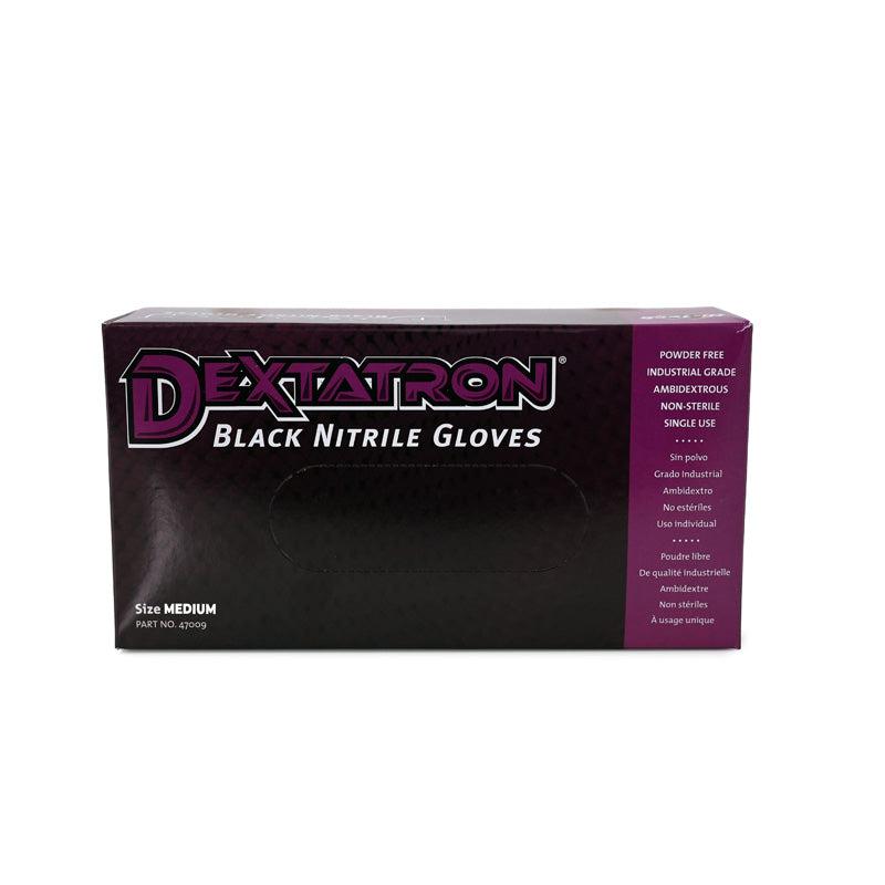 DEXTATRON BLK NITRILE DISP POWDER FREE GLOVES