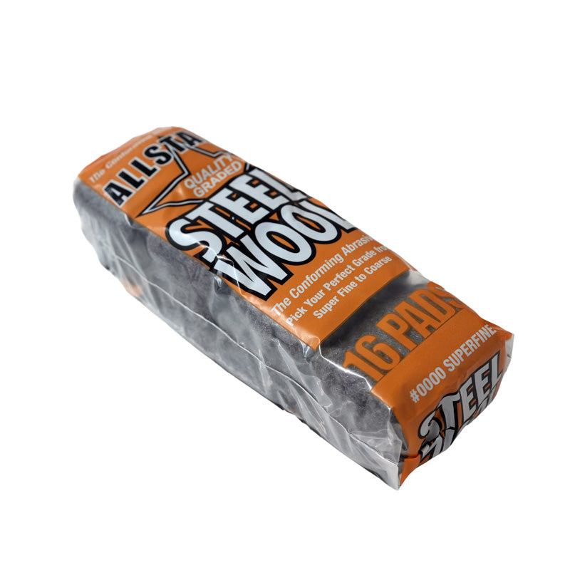 ALLSTAR STEEL WOOL PADS 16/SLV 0000 GRADE 74016