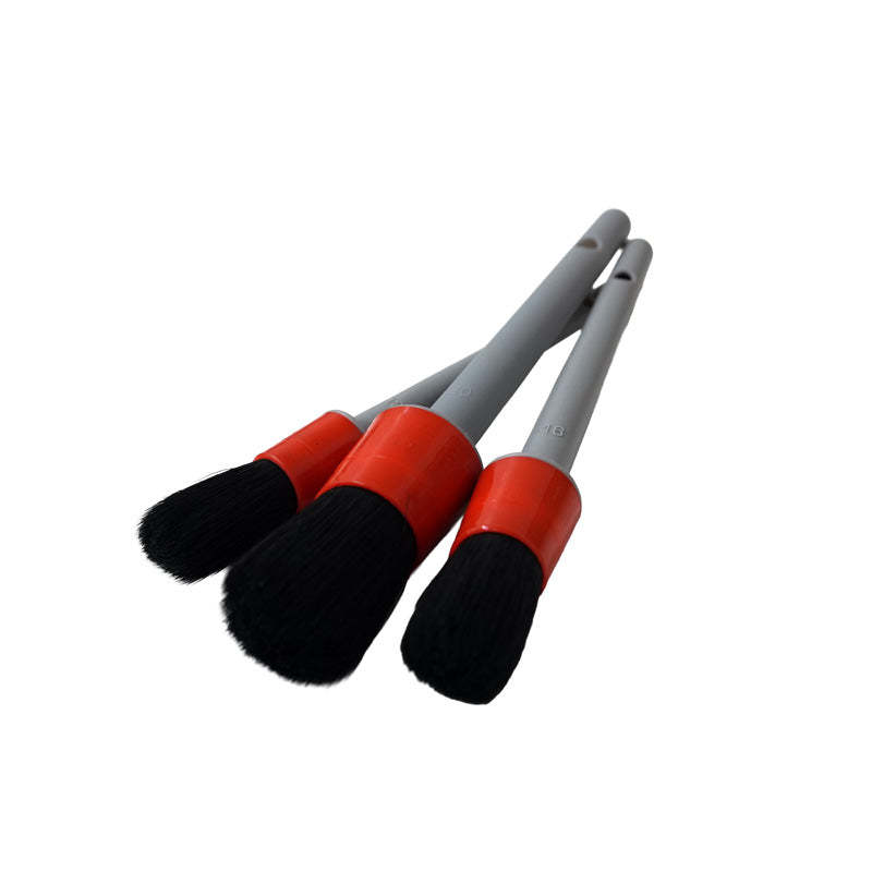 3 PIECE NATURAL BOAR BRISTLE BRUSH SET NBS-3