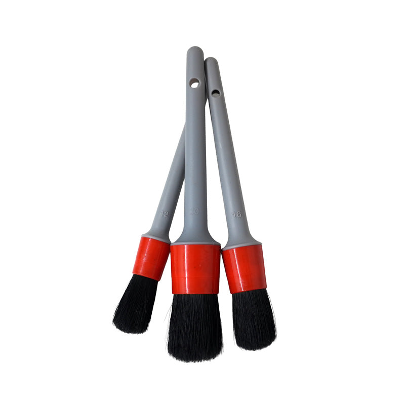 3 PIECE NATURAL BOAR BRISTLE BRUSH SET NBS-3