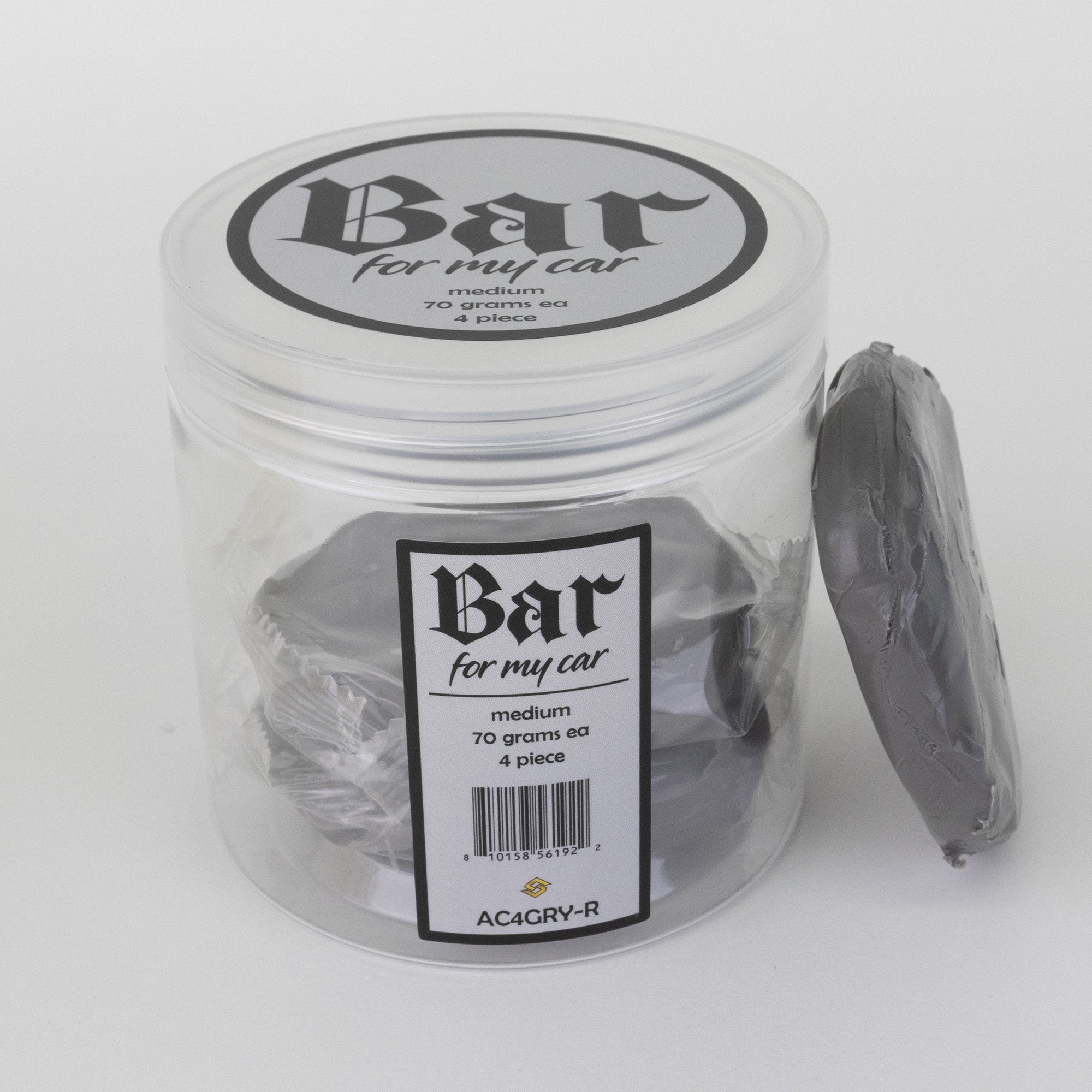 Grey Medium Clay Bar-in-Jar