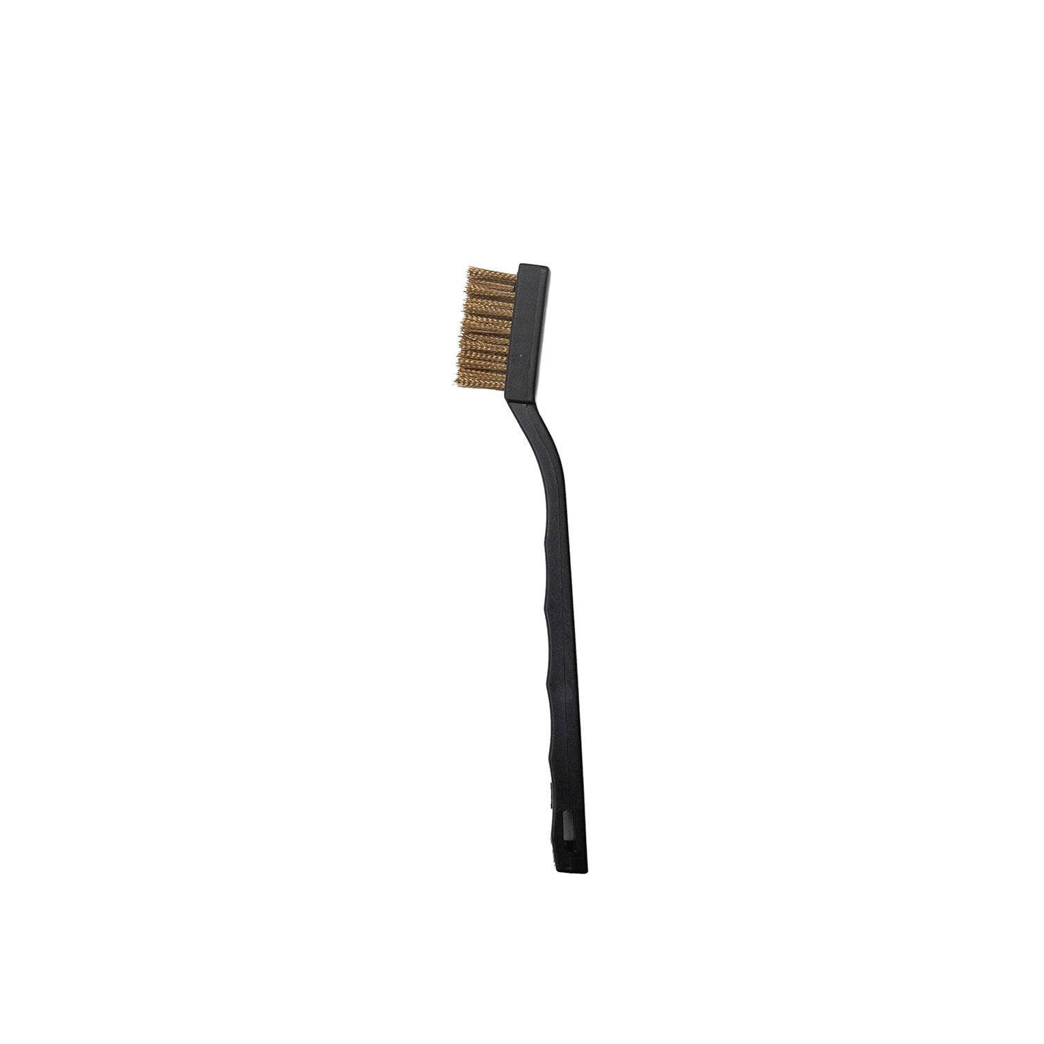7 IN. PLASTIC HANDLE BRASS TOOTH BRUSH DETAIL BTB-1